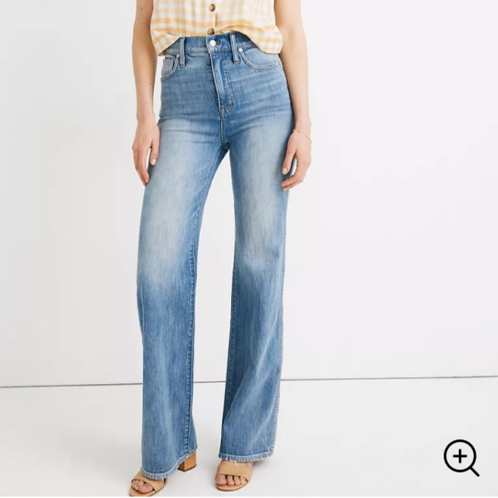 MADEWELL 11" High-Rise Flare Jeans